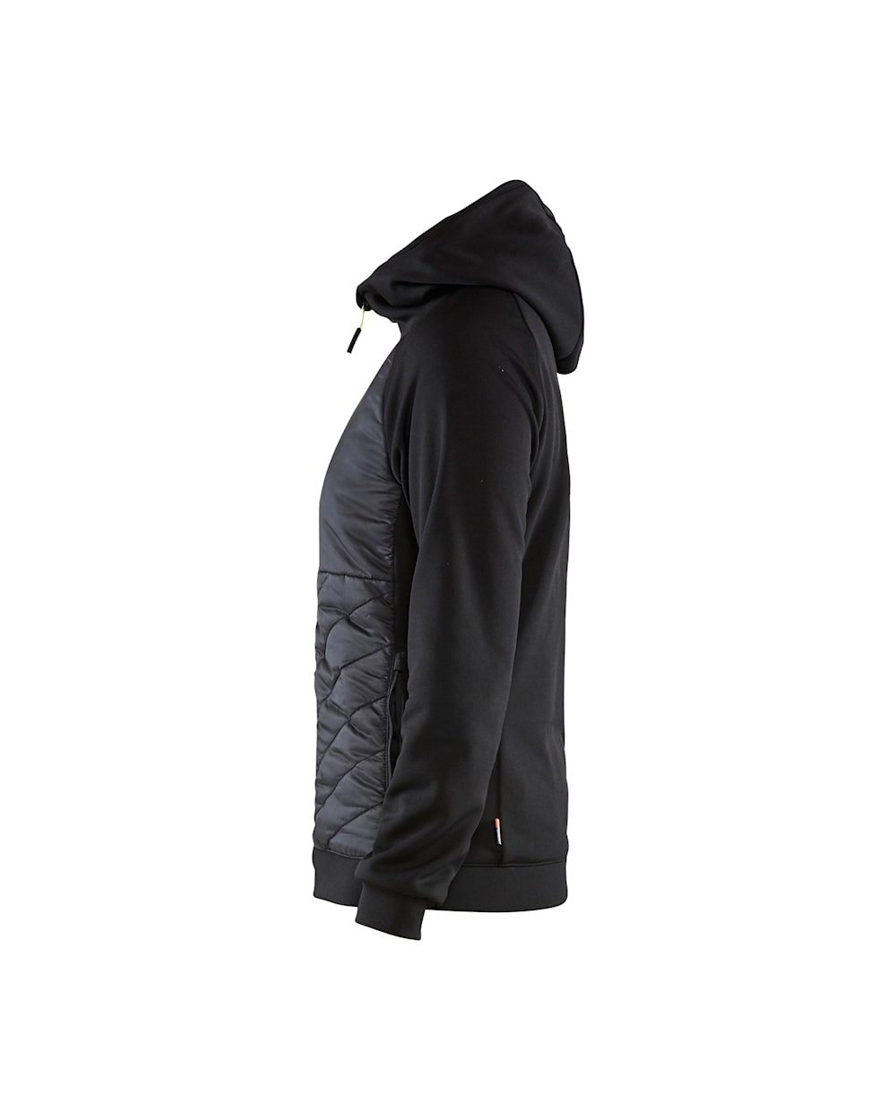 Damen Hybrid Sweater schwarz / gelb, Seite links, DB Schenker Damen Hybrid Sweater schwarz / gelb, Seite links, DB Schenker