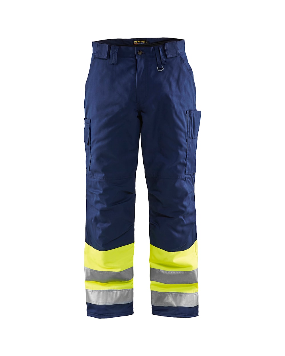 High Vis Arbeitshose High Vis Gelb / Marineblau, vorne, DB Schenker High Vis Arbeitshose High Vis Gelb / Marineblau, vorne, DB Schenker