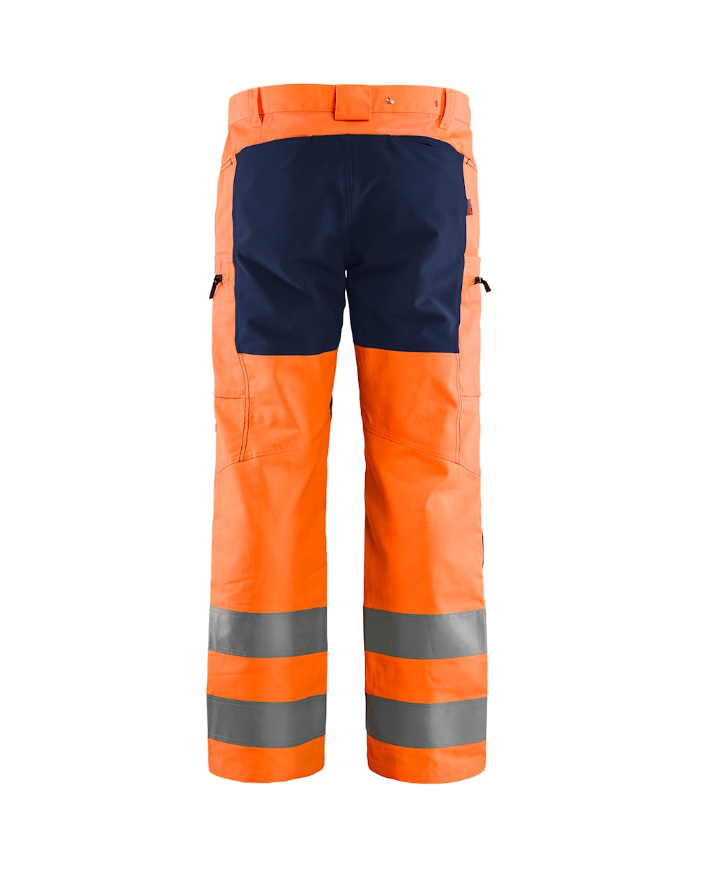 High Vis Arbeitshose mit Stretch High Vis Orange / Marineblau, hinten, DB Schenker Shop High Vis Arbeitshose mit Stretch High Vis Orange / Marineblau, hinten, DB Schenker Shop