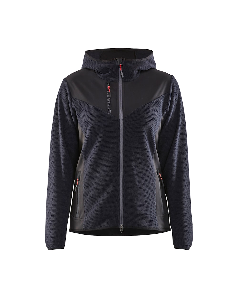 Damen Strickjacke dunkel marineblau / schwarz, vorne, DB Schenker