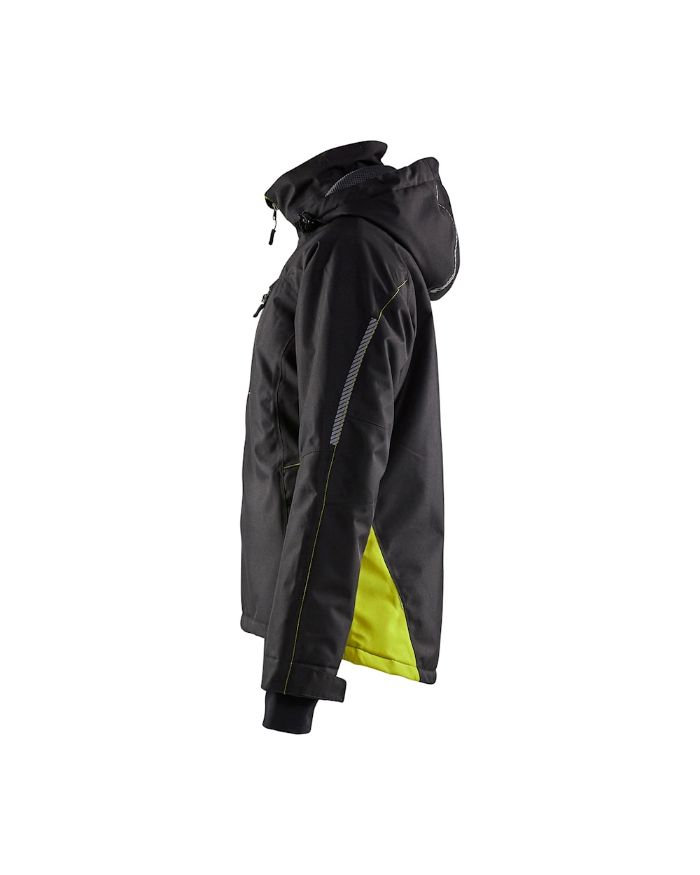 Damen Funktionsjacke schwarz / gelb, Seite links, DB Schenker Damen Funktionsjacke schwarz / gelb, Seite links, DB Schenker