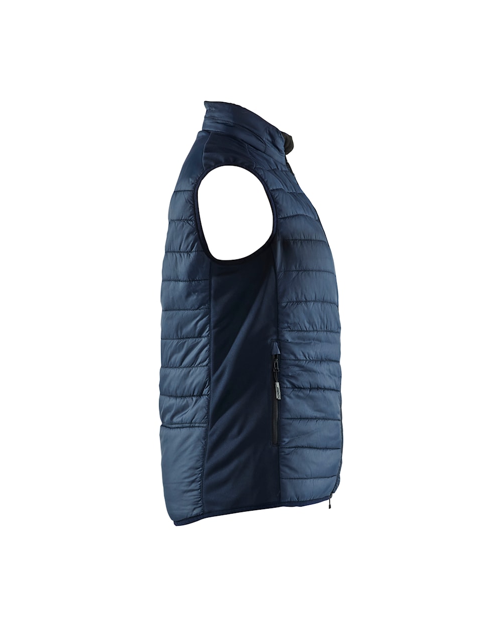 Warm gefütterte Weste für Damen, Farbe Dunkelblau,  Ansicht von rechts