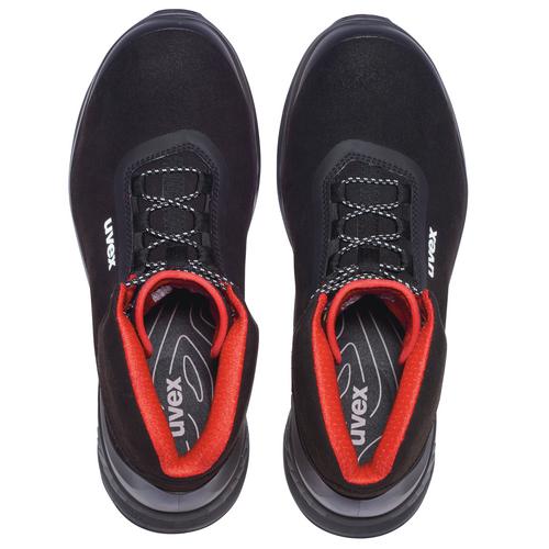 Uvex 1 G2 Sicherheitsschuh Stiefel, W14, Ansicht von oben