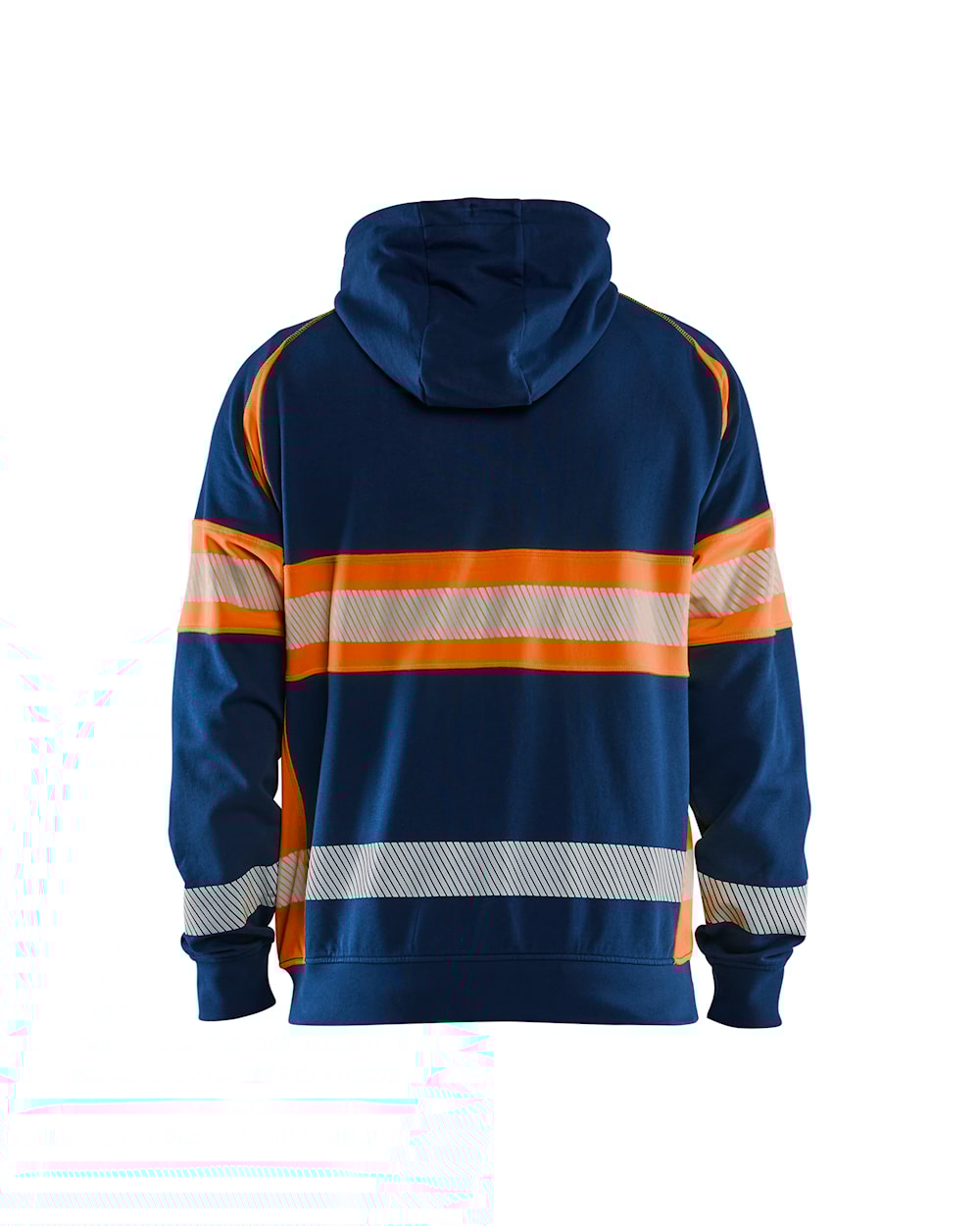 High Vis Kapuzenjacke marineblau / orange, hinten, DB Schenker High Vis Kapuzenjacke marineblau / orange, hinten, DB Schenker