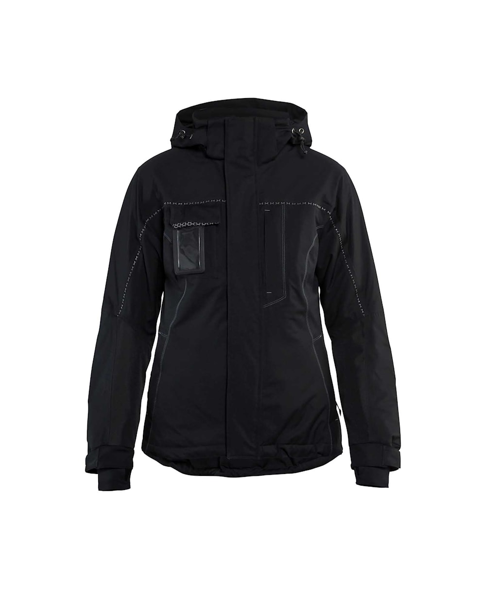 Damen Winterjacke schwarz vorn Damen Winterjacke schwarz vorn, DB Schenker Shop