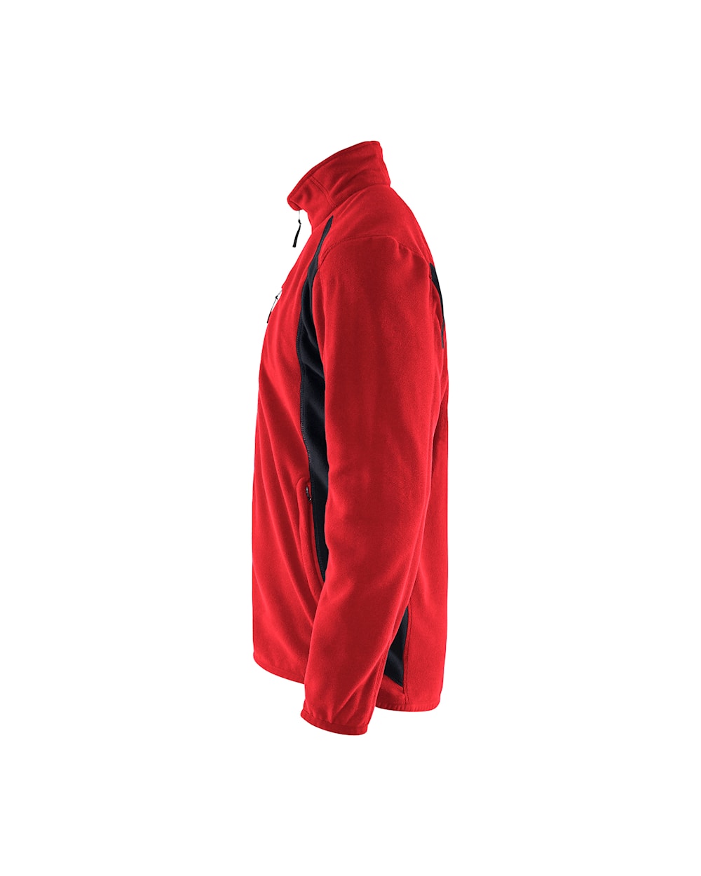 Fleecejacke rot / schwarz, Seite, DB Schenker