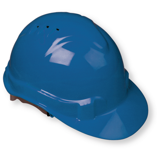 BERNER Bauhelm, geprüft, blau, DB Schenker