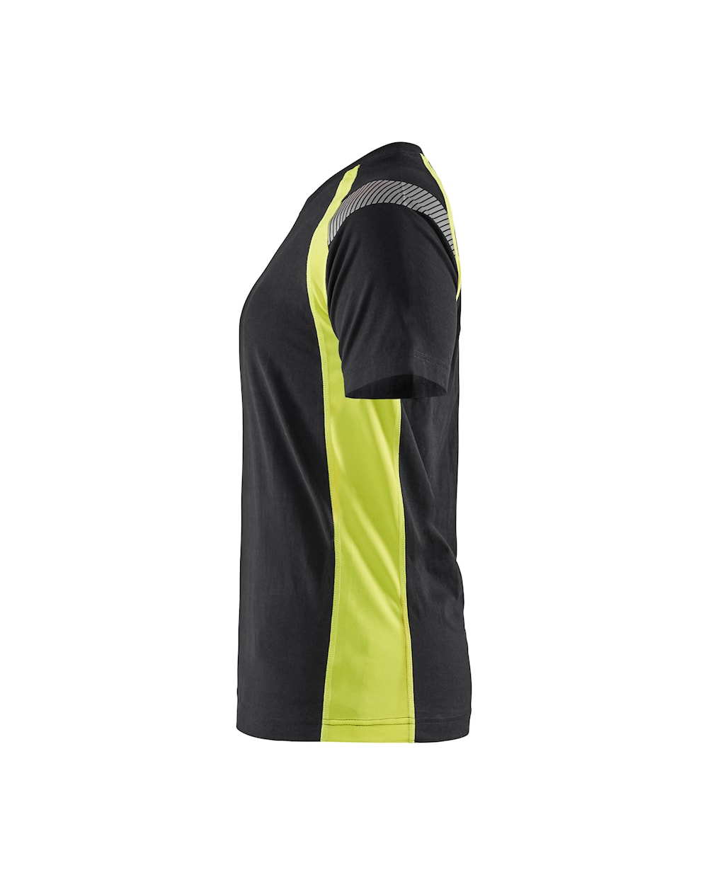 Damen T-Shirt Schwarz / Gelb, Seite links, DB Schenker Damen T-Shirt Schwarz / Gelb, Seite links, DB Schenker