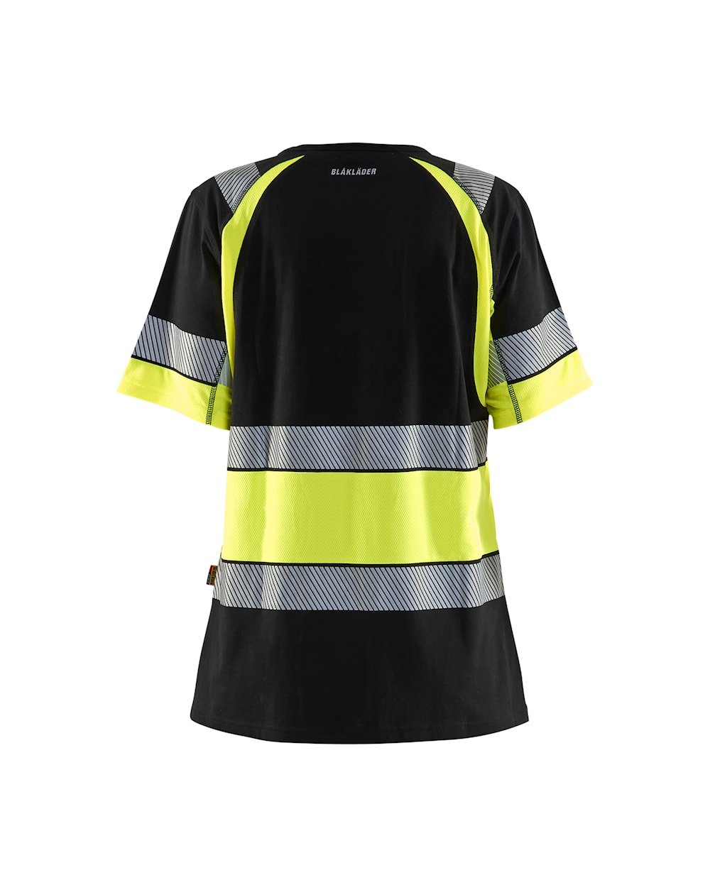 Damen High Vis T-Shirt Schwarz / Gelb, hinten, DB Schenker Damen High Vis T-Shirt Schwarz / Gelb, hinten, DB Schenker