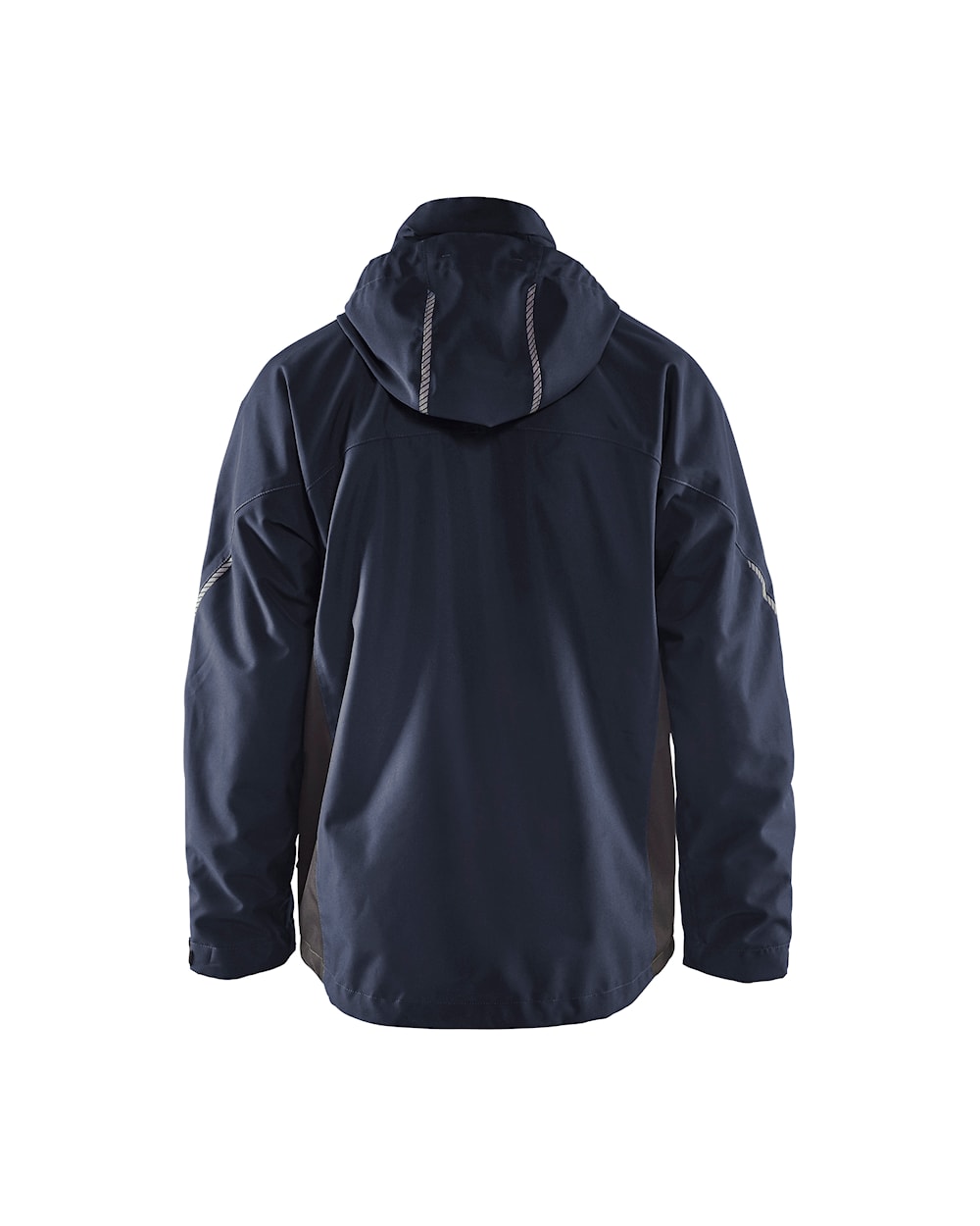 Shell Jacke dunkel marineblau / schwarz, hinten, DB Schenker Shop Shell Jacke dunkel marineblau / schwarz, hinten, DB Schenker Shop