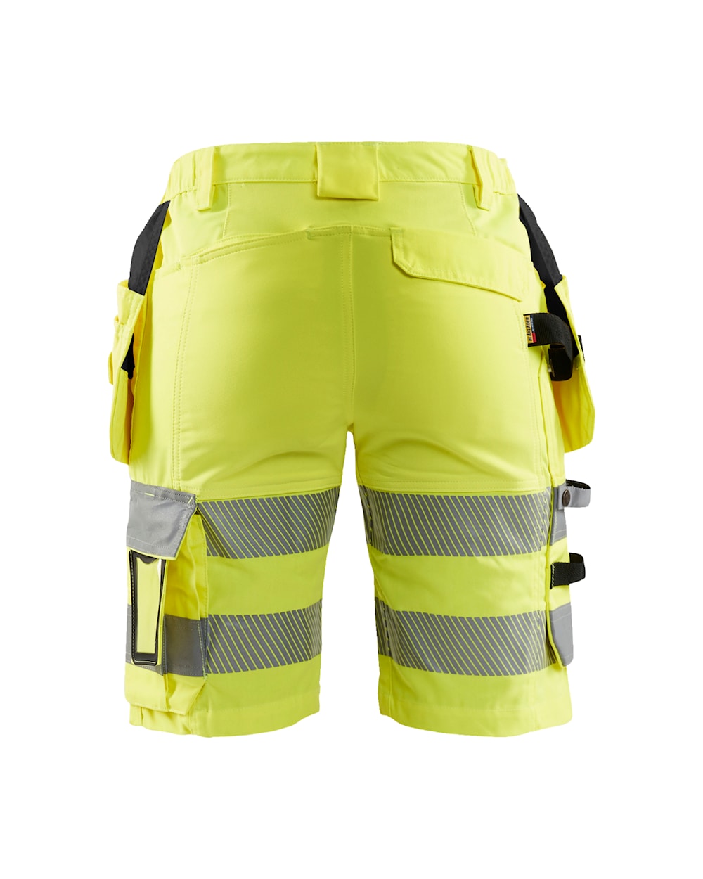 Damen High Vis Shorts mit Stretch High Vis Gelb, hinten, DB Schenker Damen High Vis Shorts mit Stretch High Vis Gelb, hinten, DB Schenker
