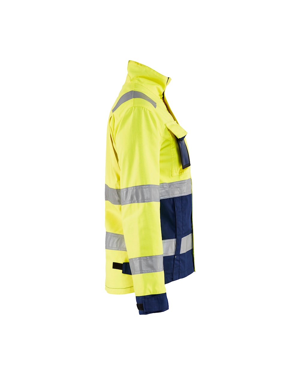 Damen High Vis Jacke High Vis Gelb / Marineblau, Seite rechts, DB Schenker Damen High Vis Jacke High Vis Gelb / Marineblau, Seite rechts, DB Schenker