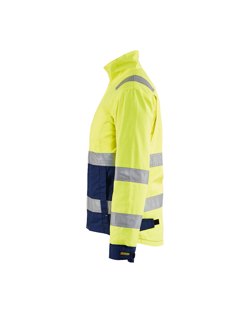 Damen High Vis Jacke High Vis Gelb / Marineblau, Seite links, DB Schenker Damen High Vis Jacke High Vis Gelb / Marineblau, Seite links, DB Schenker