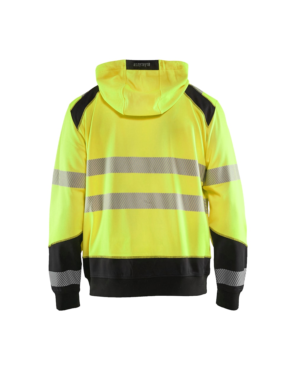 High Vis Kapuzensweater high vis gelb / schwarz hinten, DB Schenker