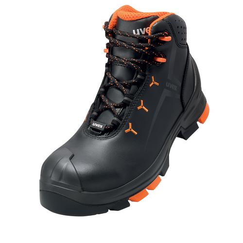 Uvex 2 Sicherheitsschuh Stiefel, Leder, Vorderansicht