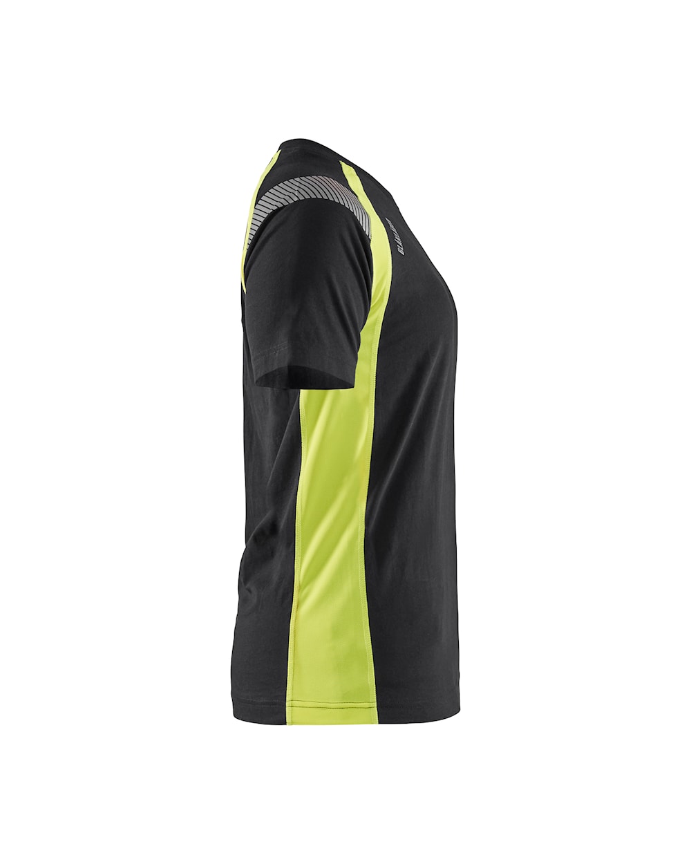 Damen T-Shirt Schwarz / Gelb, Seite rechts, DB Schenker Damen T-Shirt Schwarz / Gelb, Seite rechts, DB Schenker