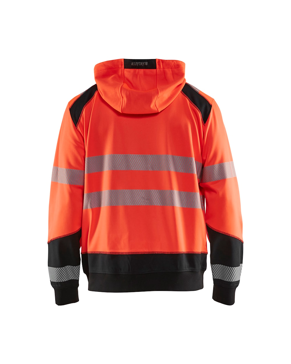 High Vis Kapuzensweater high vis rot / schwarz hinten, DB Schenker