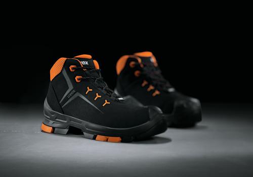 Uvex Sicherheitsschuh S3 Stiefel Mikrovelours, W11, Seitenansicht