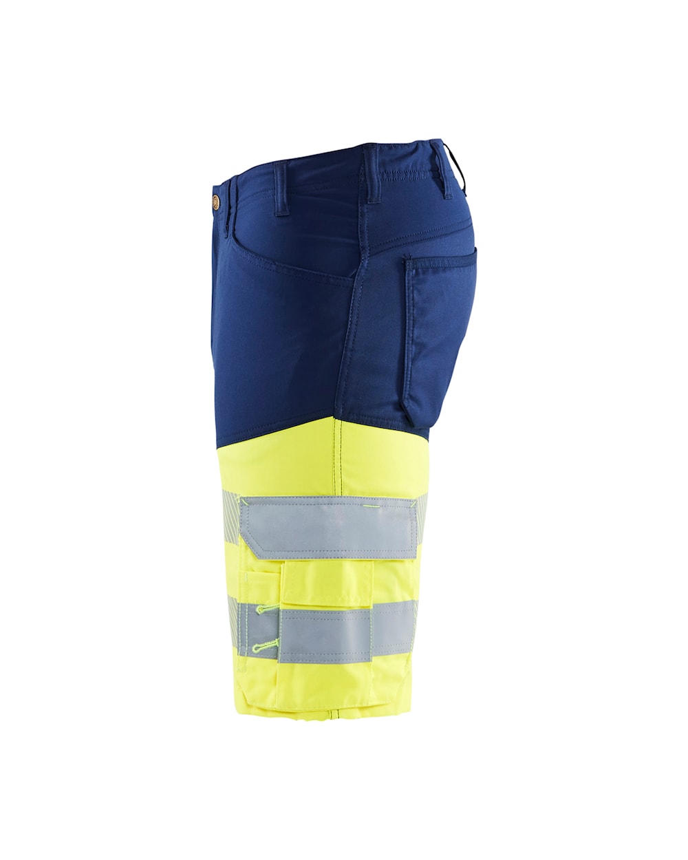 High Vis Shorts mit Stretch High Vis Gelb, Seite links, DB Schenker High Vis Shorts mit Stretch High Vis Gelb, Seite links, DB Schenker
