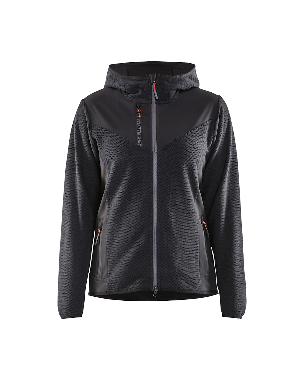 Damen Strickjacke dunkelgrau / schwarz, vorne, DB Schenker Damen Strickjacke dunkelgrau / schwarz, vorne, DB Schenker