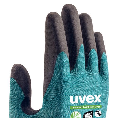 Uvex Bamboo TwinFlex Schnittschutzhandschuhe, Detail Finger