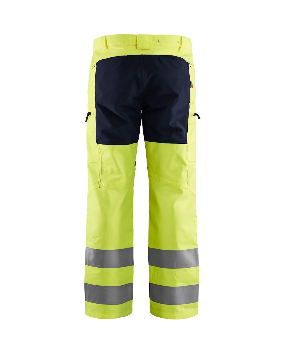 High Vis Arbeitshose mit Stretch High Vis Gelb / Schwarz, hinten, DB Schenker High Vis Arbeitshose mit Stretch High Vis Gelb / Schwarz, hinten, DB Schenker